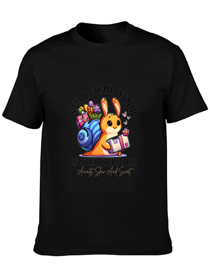 Easter Snail Mail Bunny T-Shirt