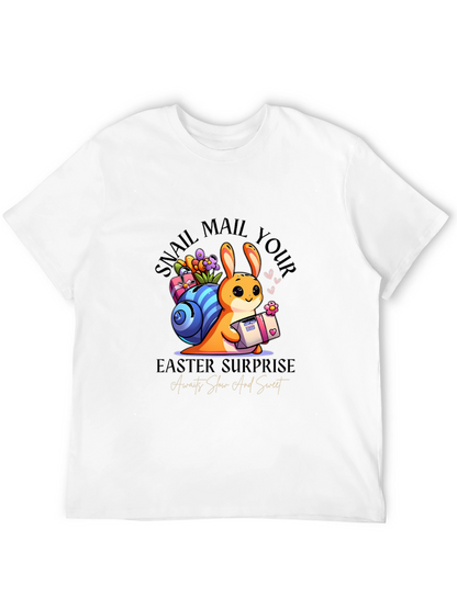 Easter Snail Mail Bunny T-Shirt
