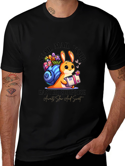 Easter Snail Mail Bunny T-Shirt