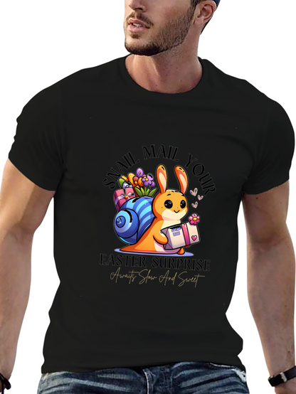 Easter Snail Mail Bunny T-Shirt