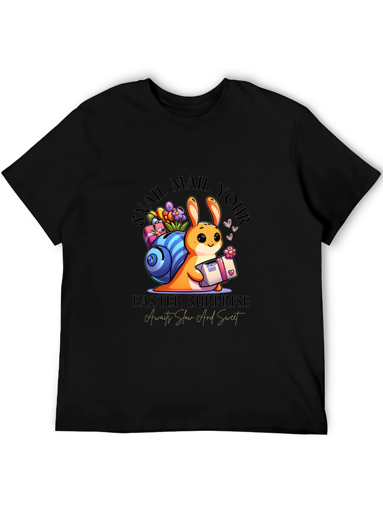 Easter Snail Mail Bunny T-Shirt
