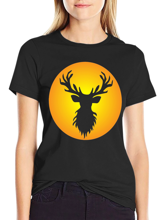 Black Deer Silhouette Tee