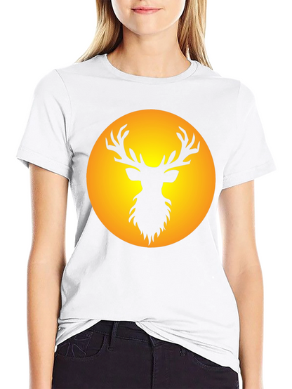 Black Deer Silhouette Tee