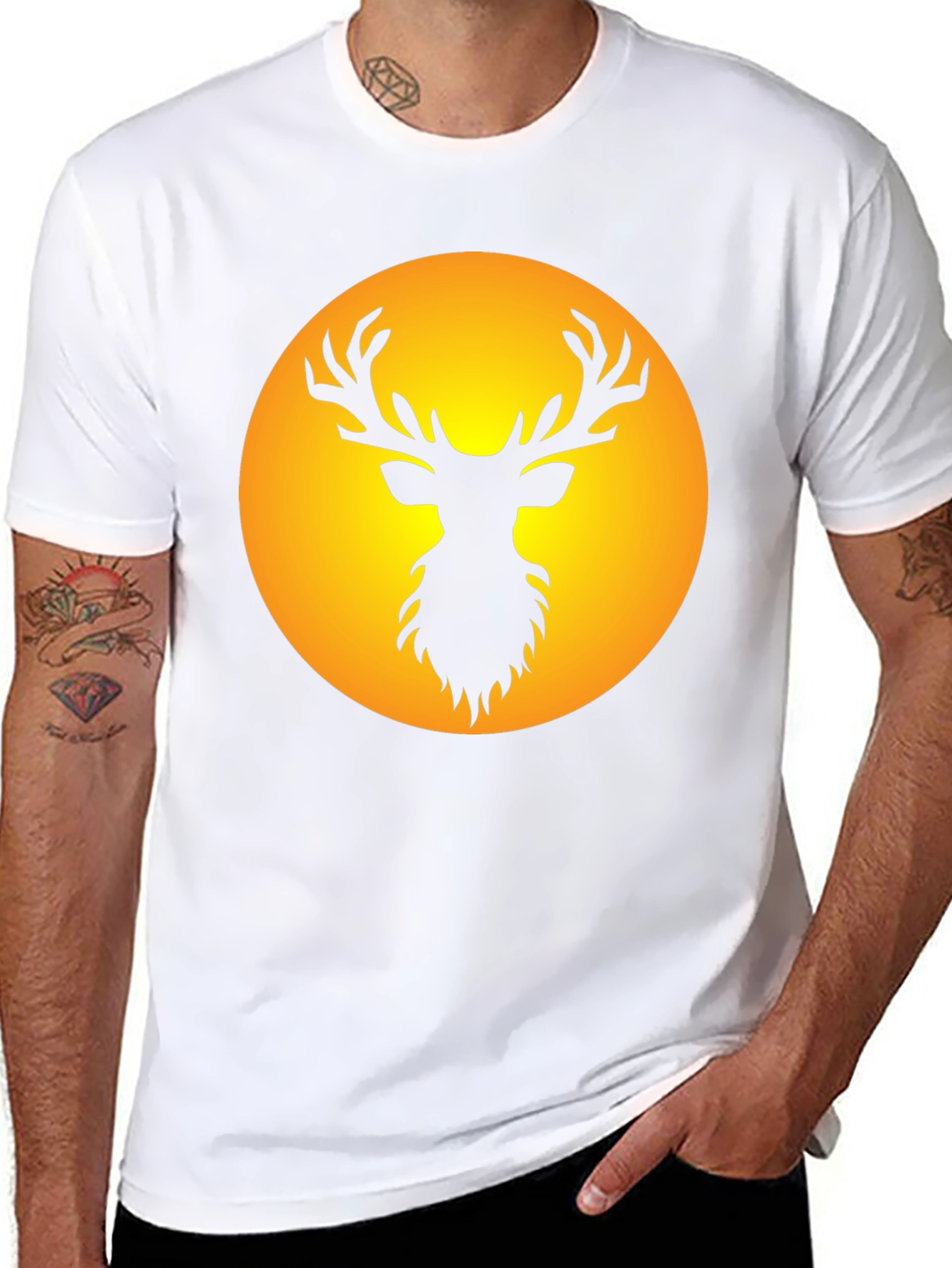 Black Deer Silhouette Tee