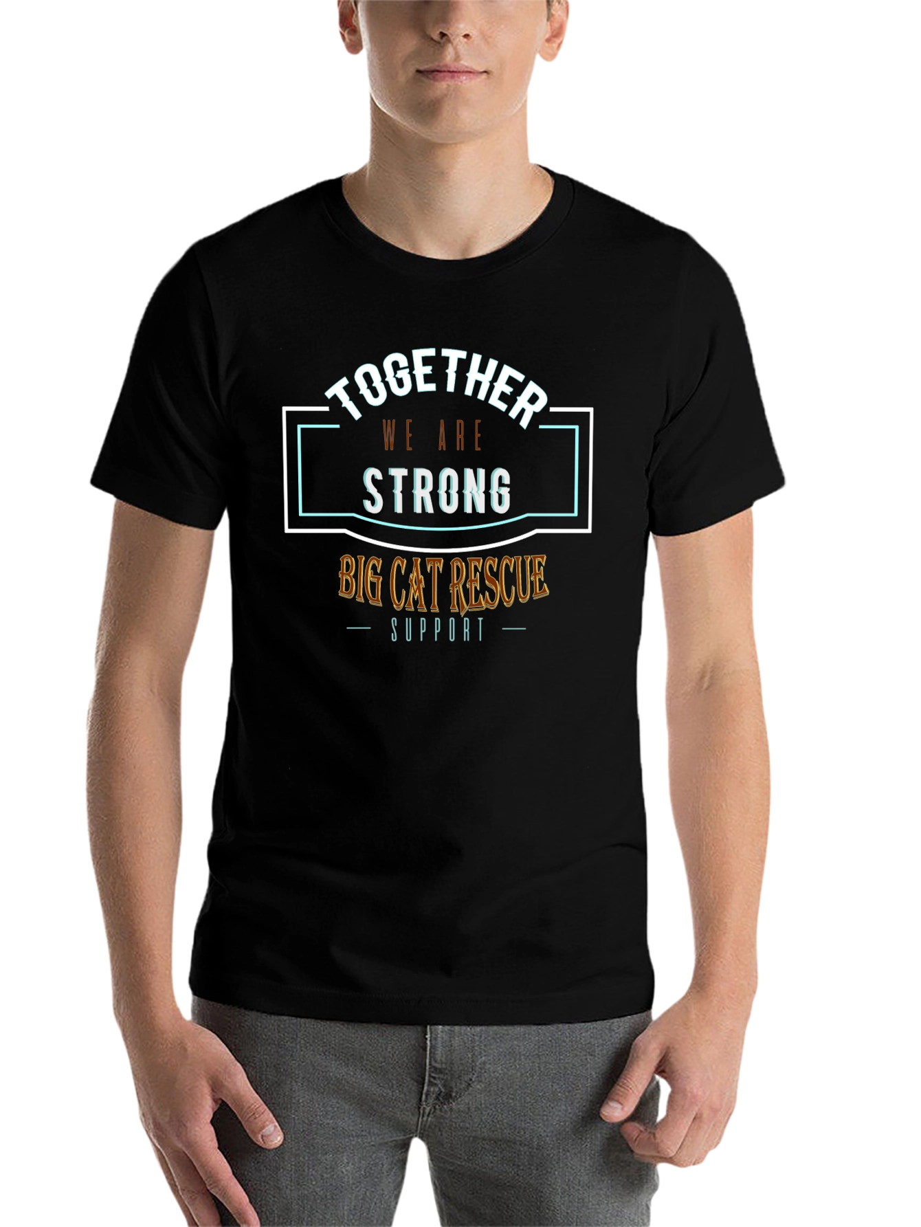 Big Cat Rescue Support T-Shirt - Together We Are Strong