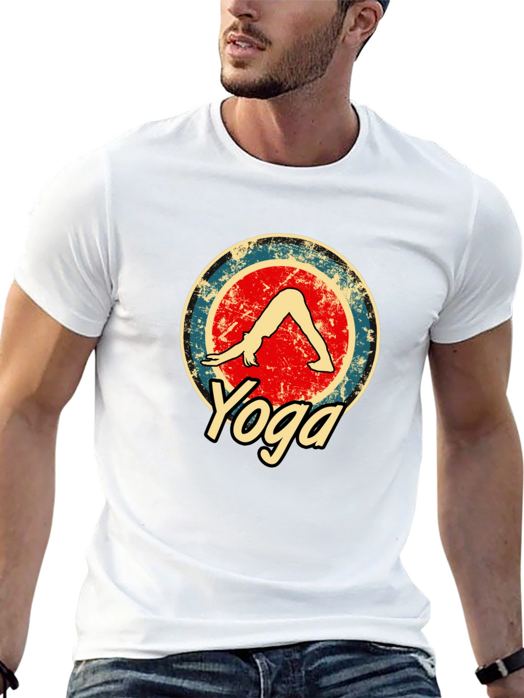 Yoga Pose Graphic T-Shirt