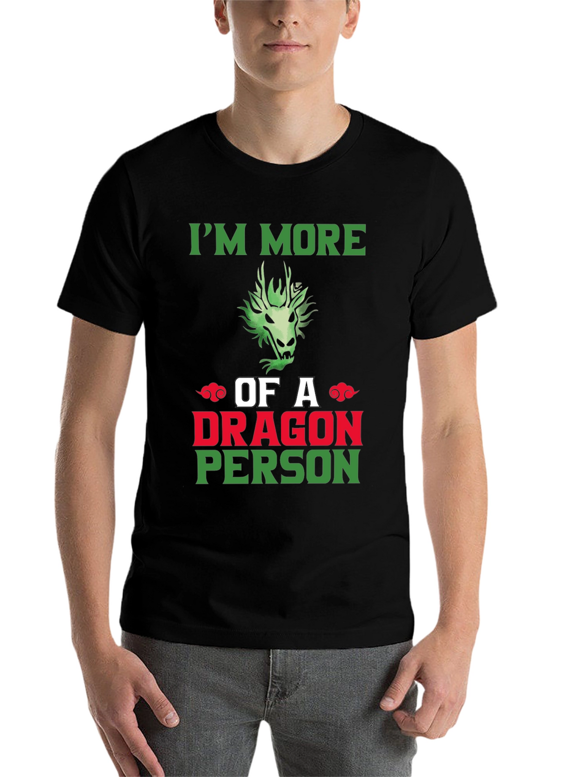 Im More of a Dragon Person Graphic T-Shirt