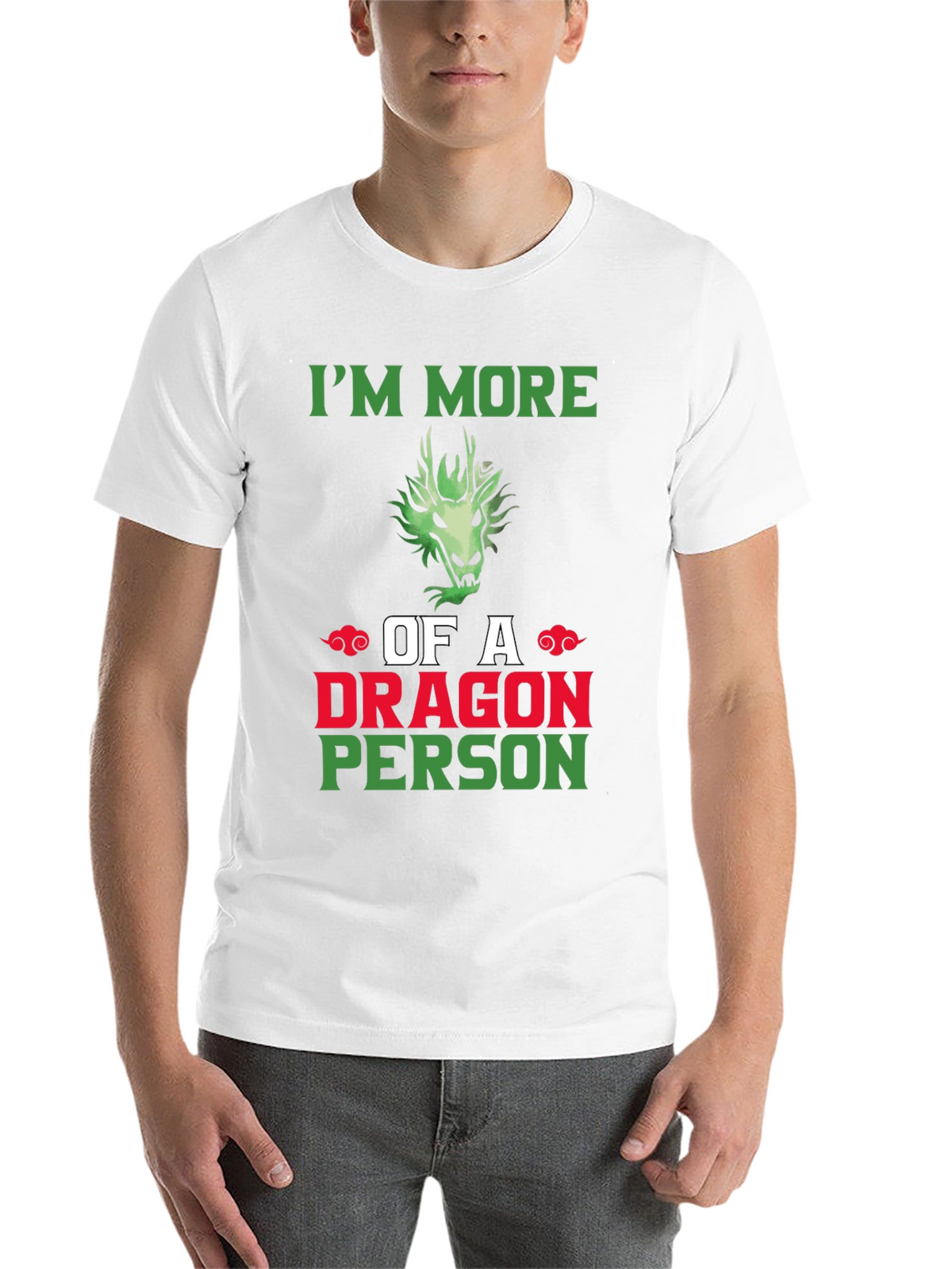 Im More of a Dragon Person Graphic T-Shirt