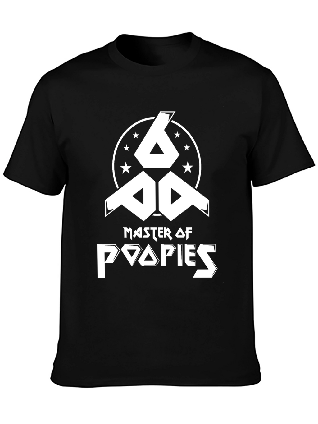 Master of Poopies Funny Graphic T-Shirt
