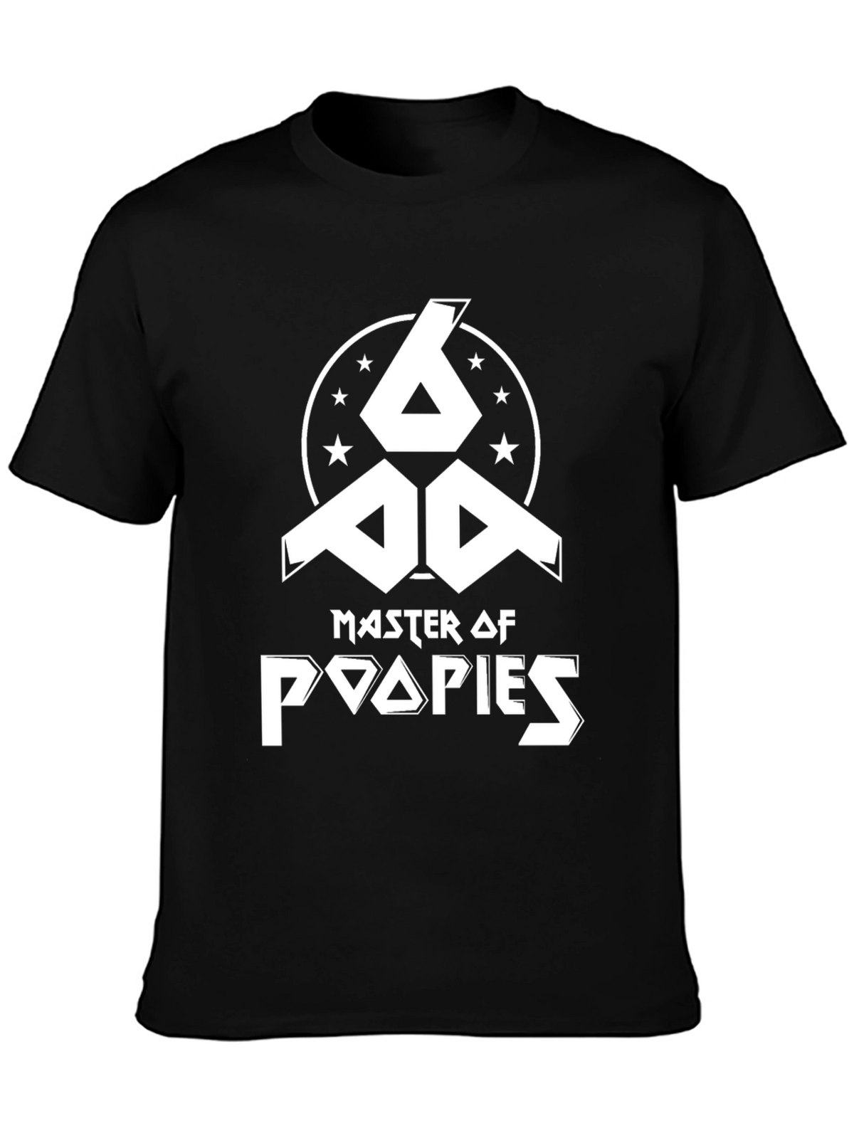Master of Poopies Funny Graphic T-Shirt