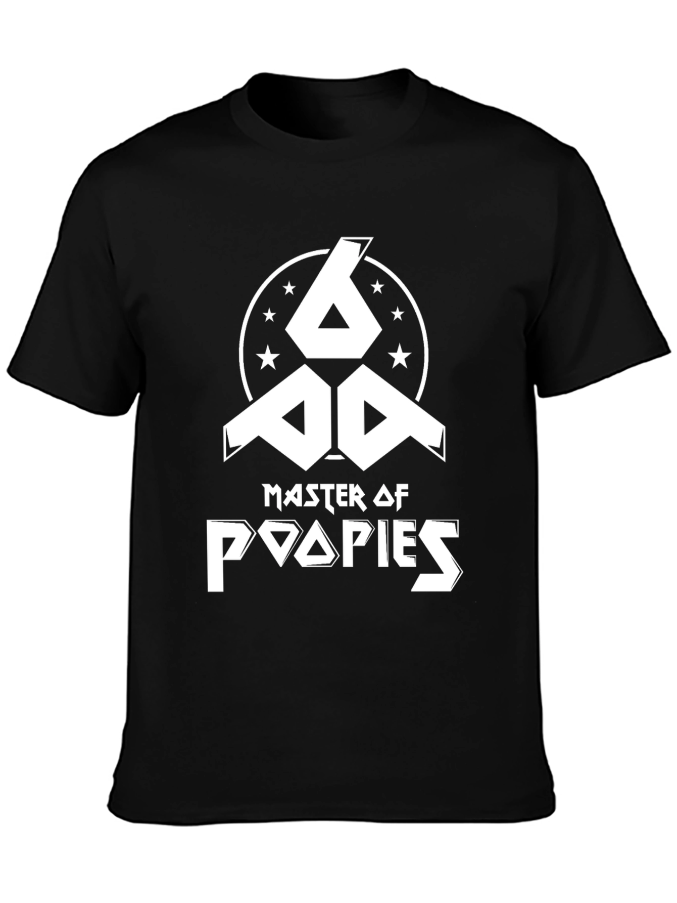 Master of Poopies Funny Graphic T-Shirt