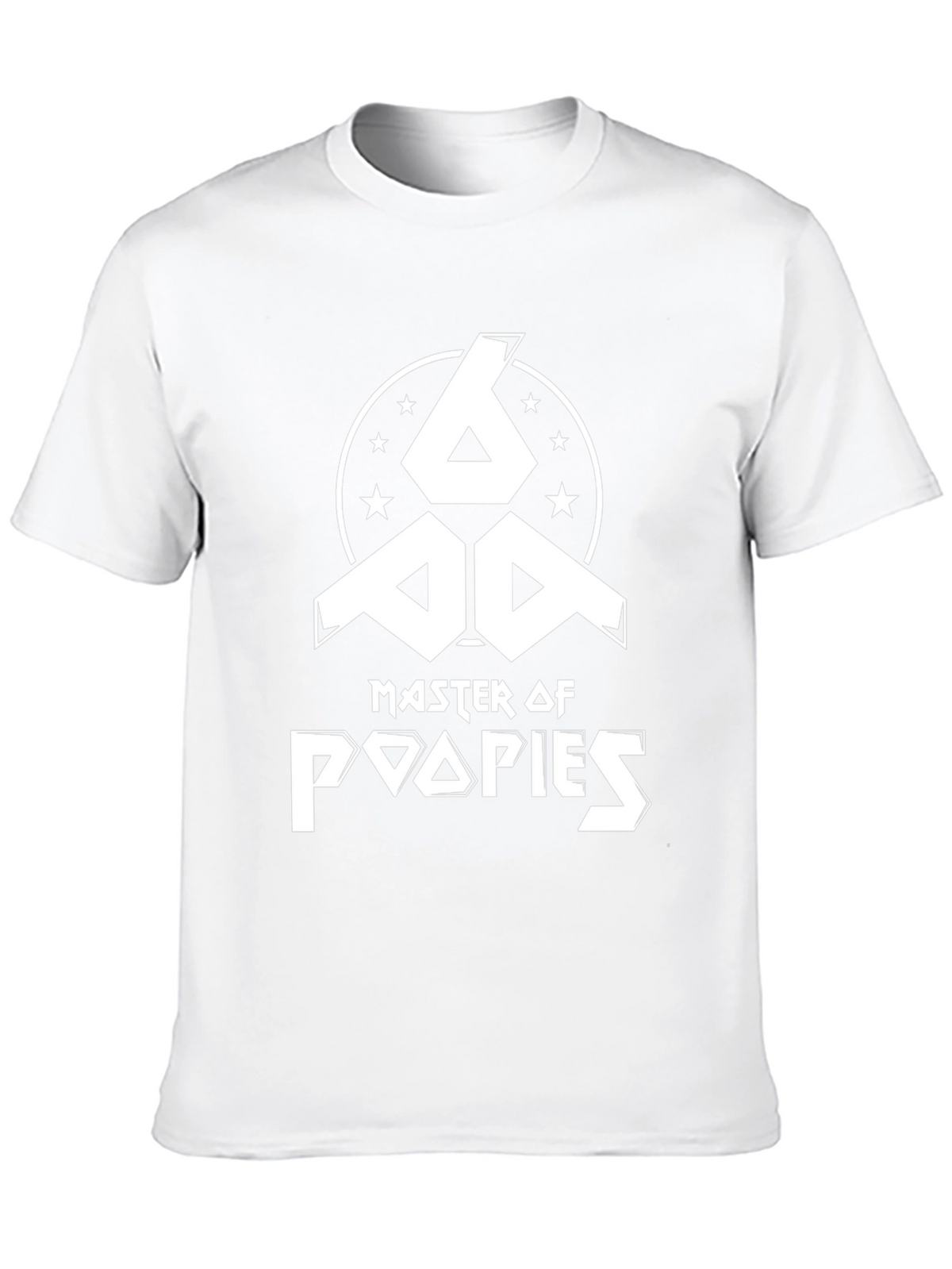 Master of Poopies Funny Graphic T-Shirt