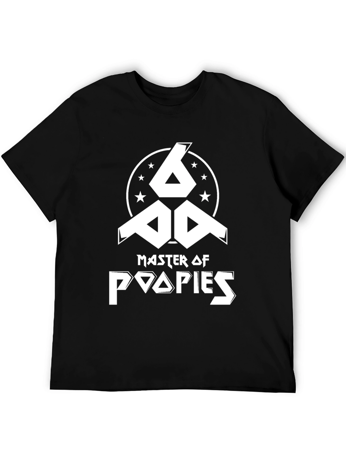 Master of Poopies Funny Graphic T-Shirt