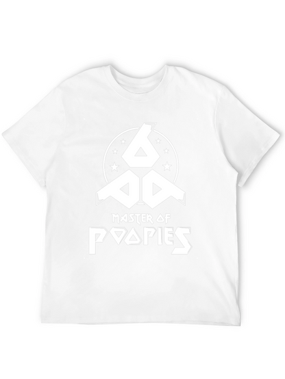 Master of Poopies Funny Graphic T-Shirt