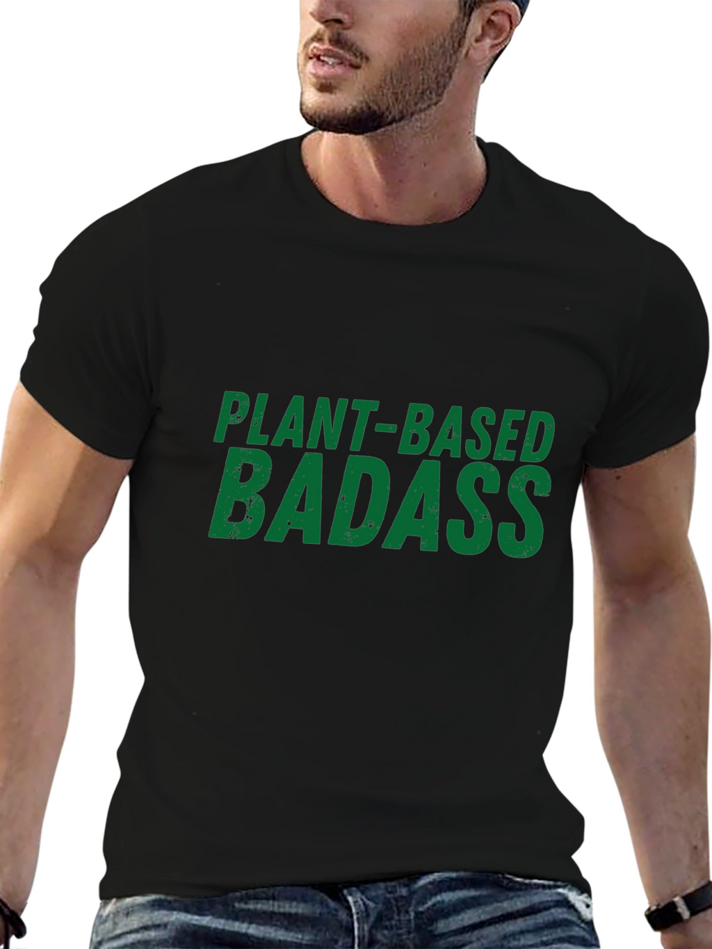 Plant-Based Badass Graphic T-Shirt