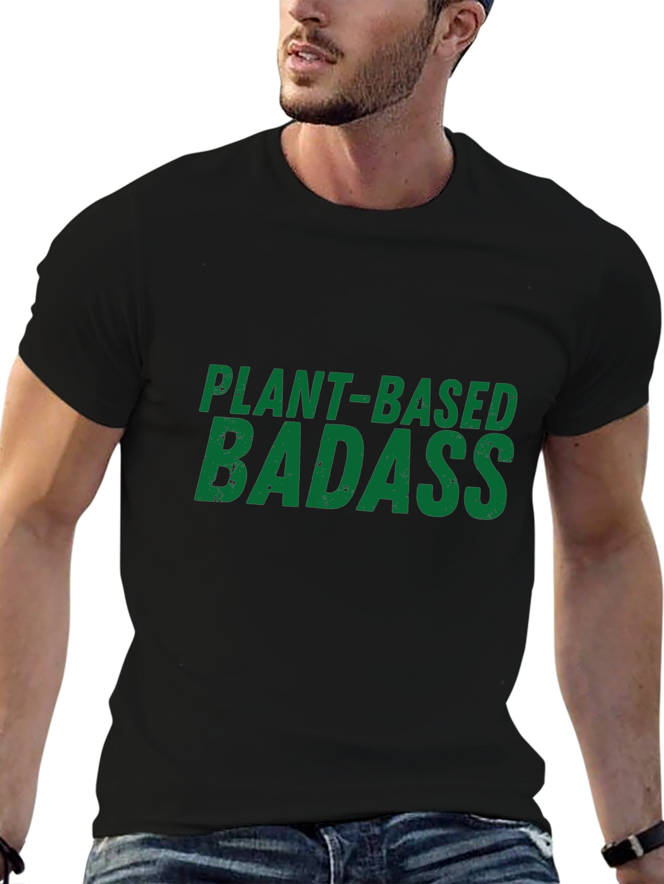 Plant-Based Badass Graphic T-Shirt
