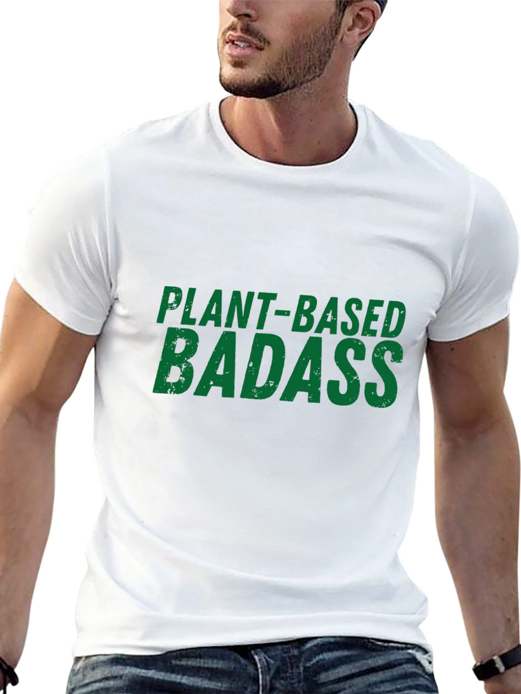 Plant-Based Badass Graphic T-Shirt