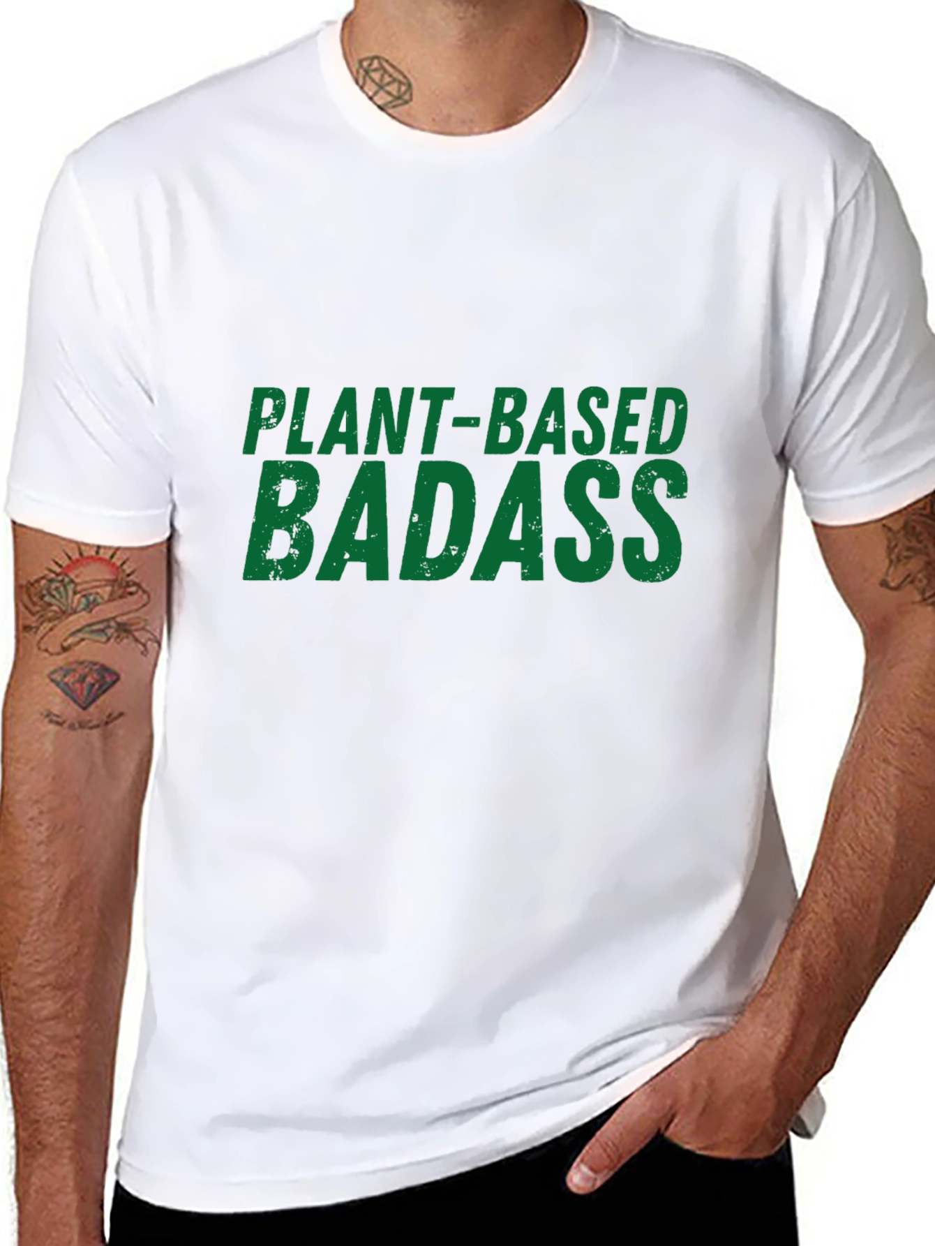 Plant-Based Badass Graphic T-Shirt