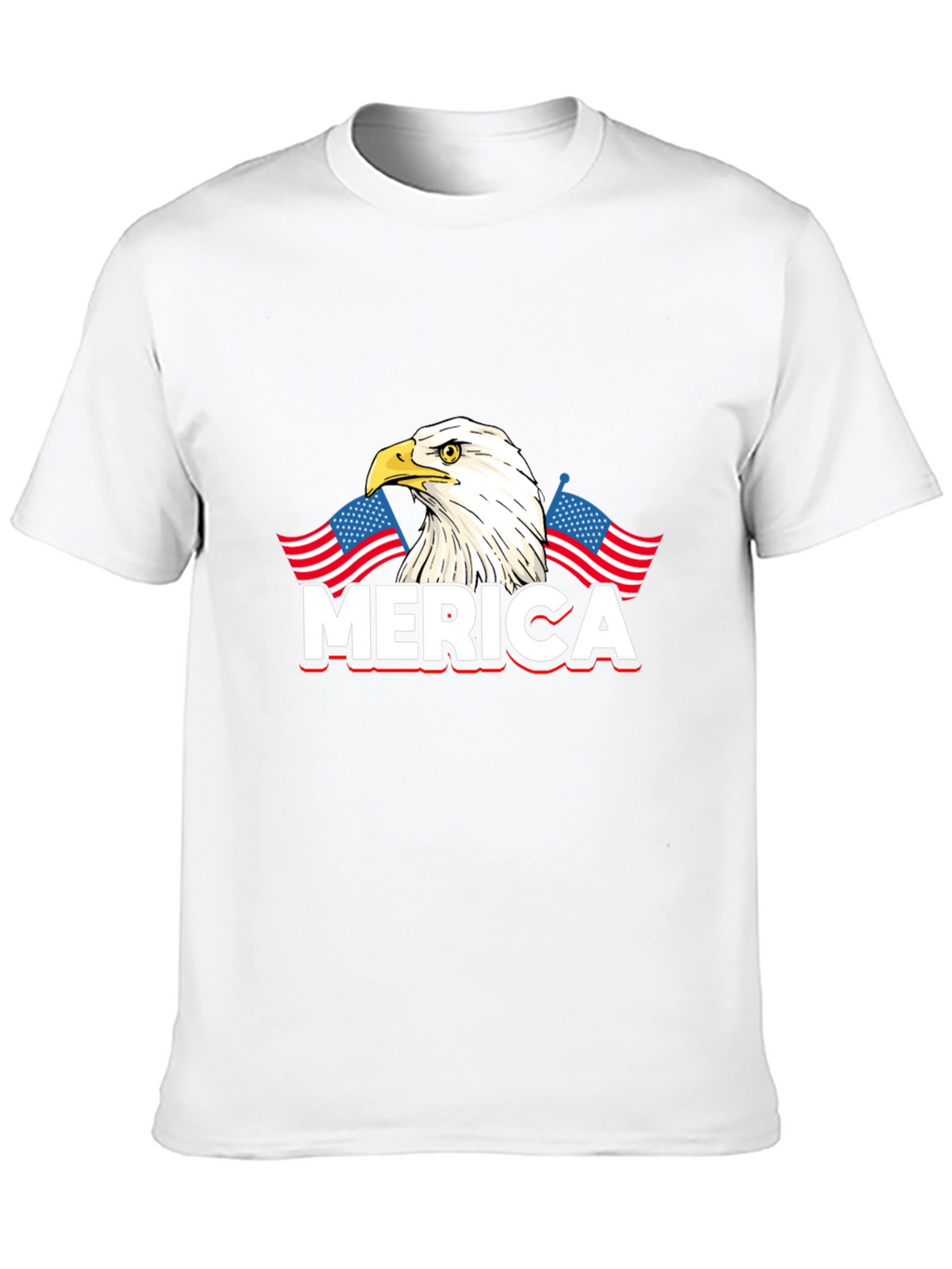Patriotic Eagle Merica T-Shirt - USA Pride