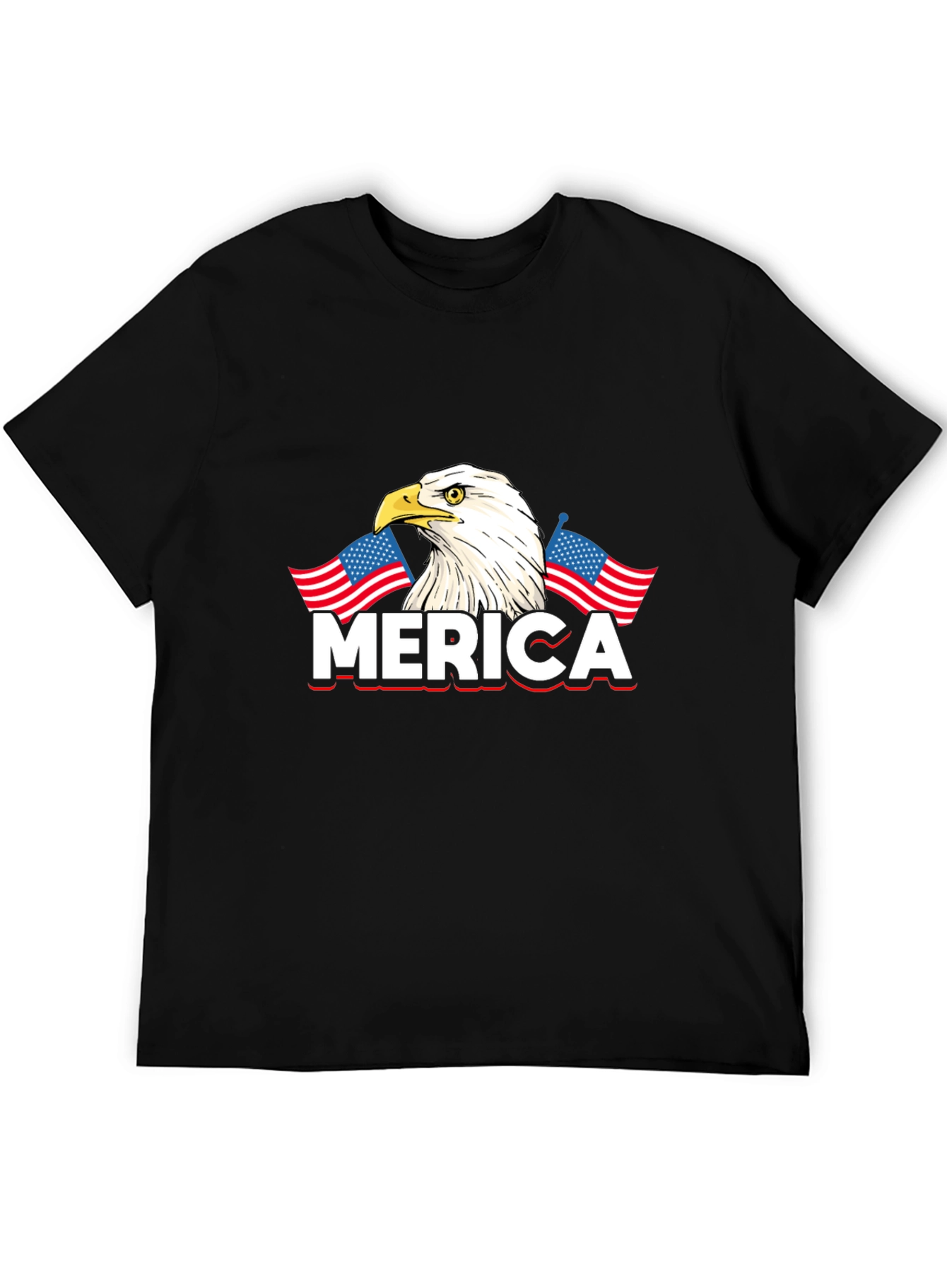 Patriotic Eagle Merica T-Shirt - USA Pride