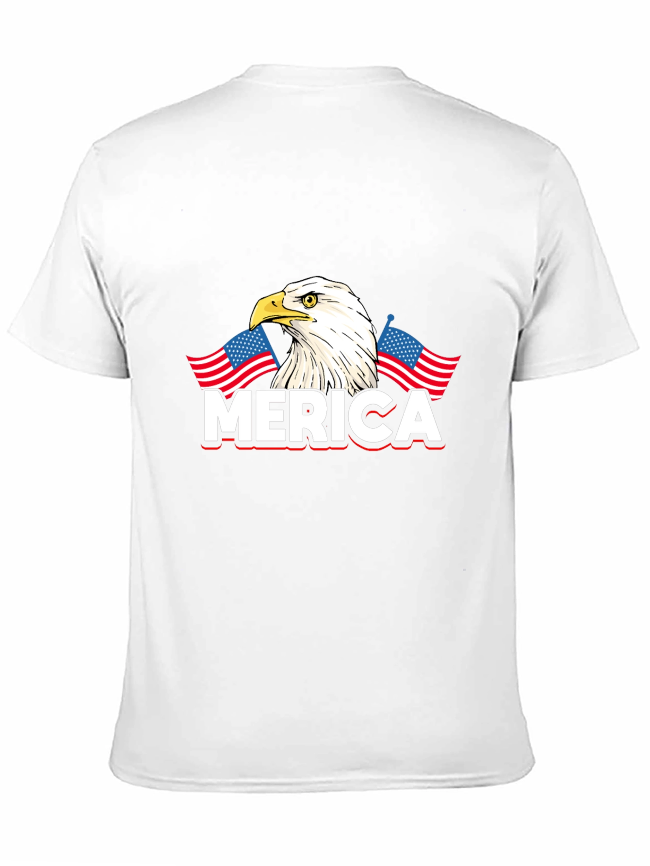 Patriotic Eagle Merica T-Shirt - USA Pride