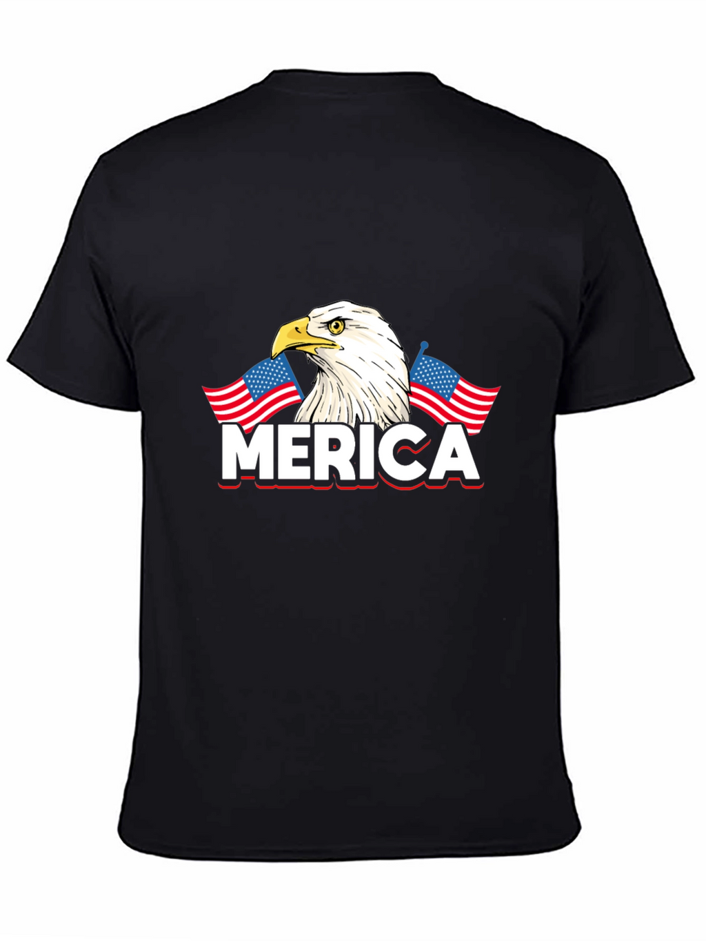 Patriotic Eagle Merica T-Shirt - USA Pride