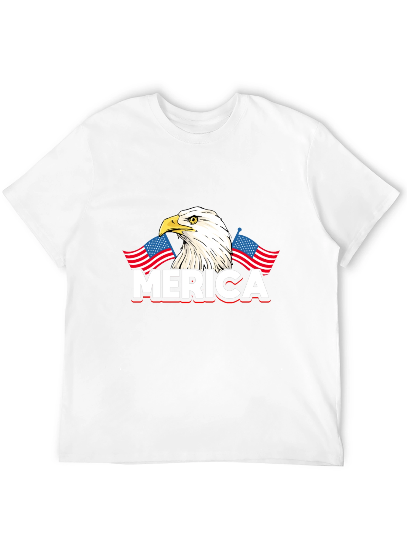 Patriotic Eagle Merica T-Shirt - USA Pride