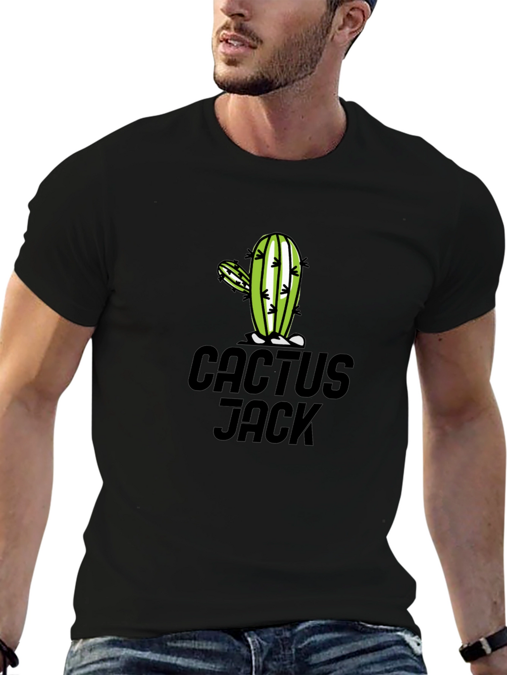 Cactus Jack Graphic Print Black T-Shirt