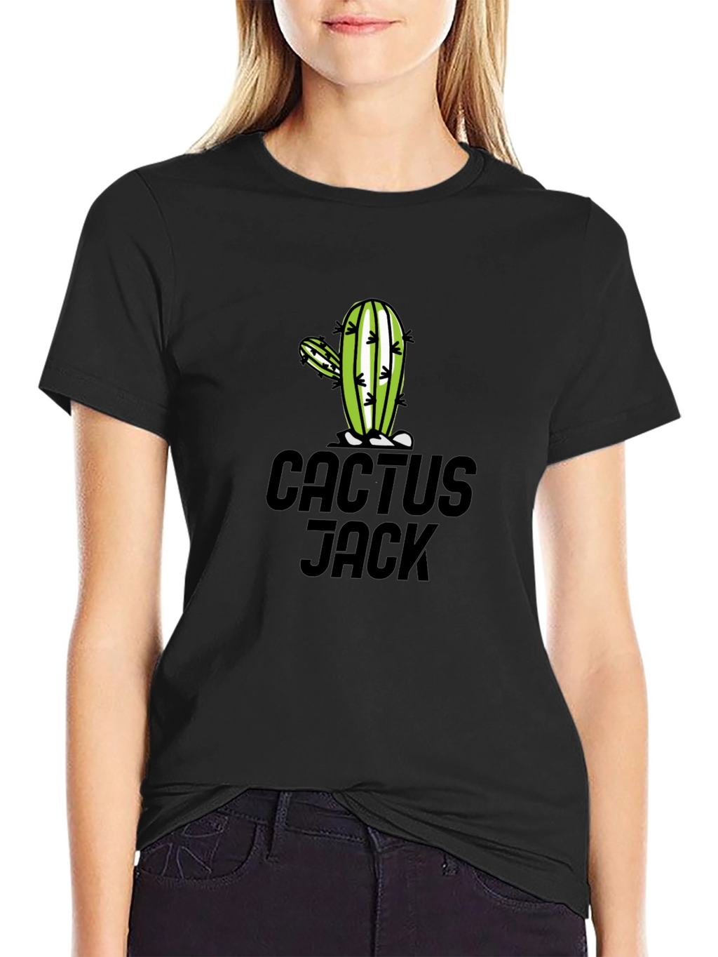 Cactus Jack Graphic Print Black T-Shirt