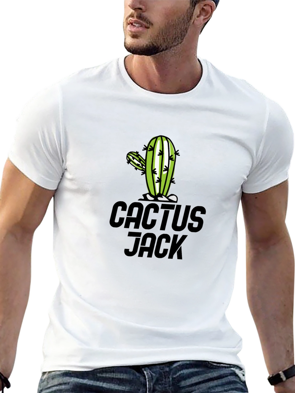 Cactus Jack Graphic Print Black T-Shirt