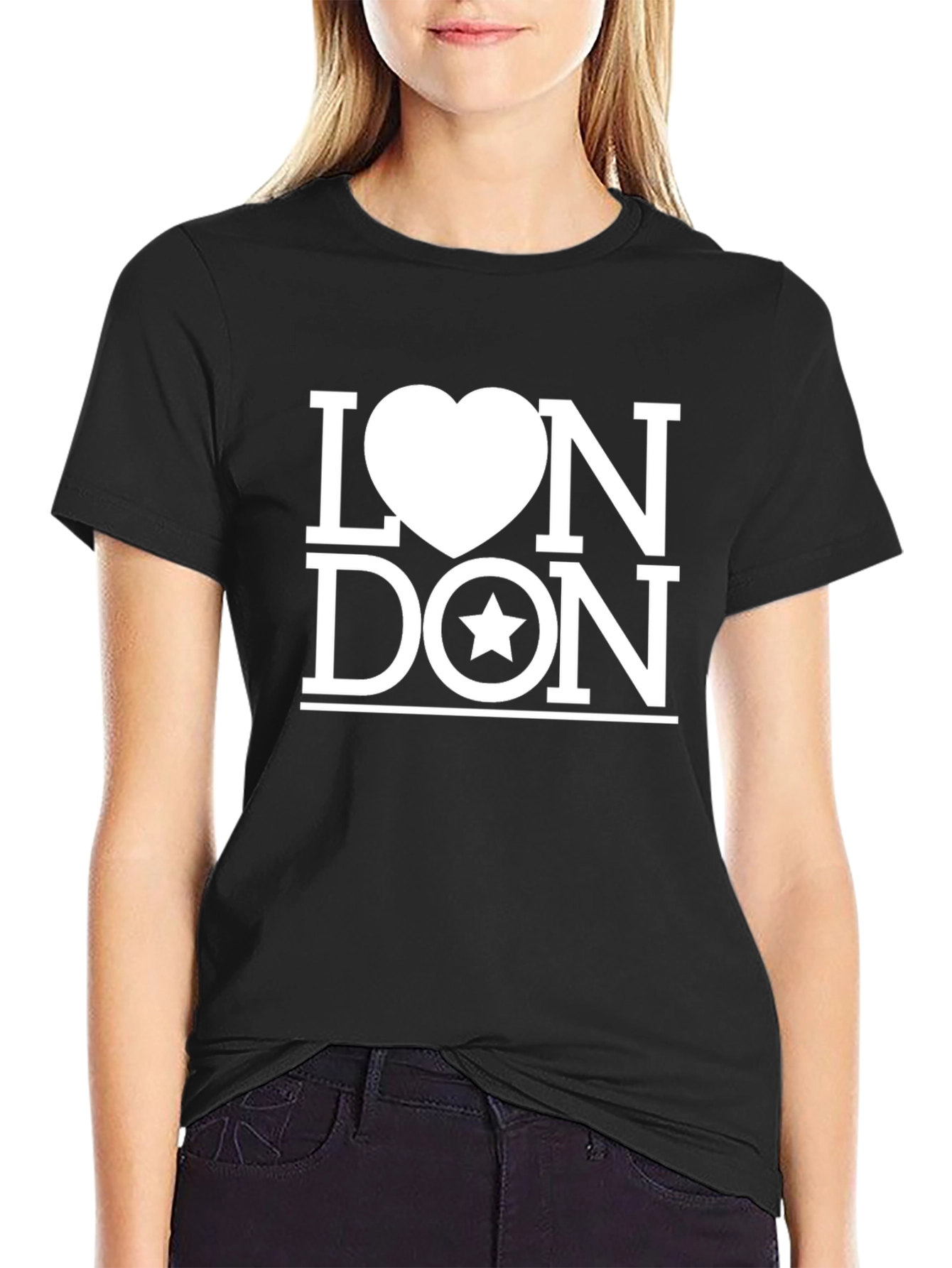 London Love Star Graphic Tee