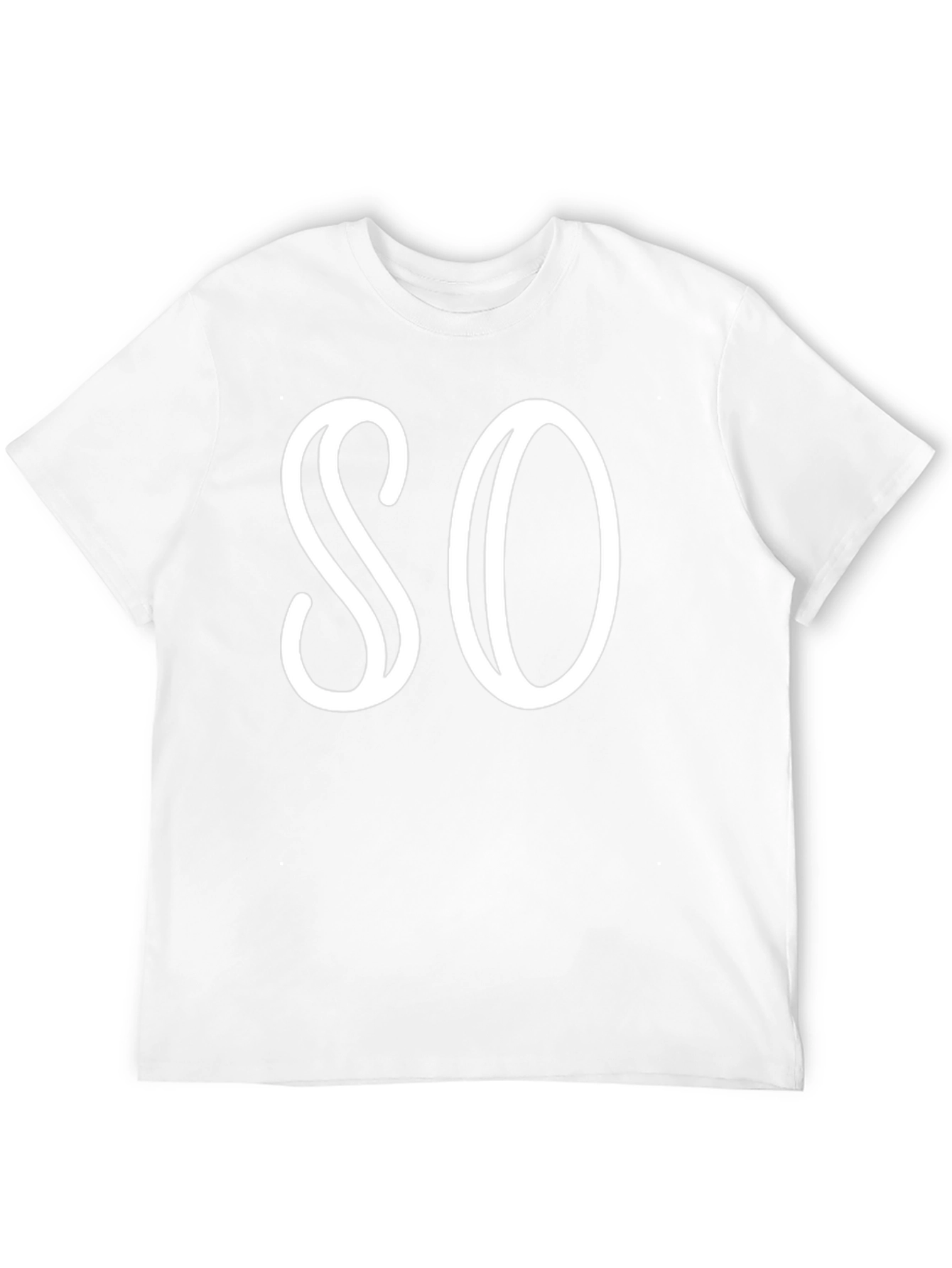 Stylish SO Graphic Black T-Shirt