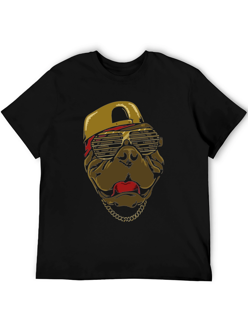 Cool Dog T-Shirt with Cap & Chain