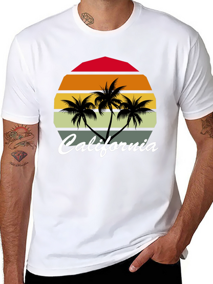 California Palm Tree Graphic Tee