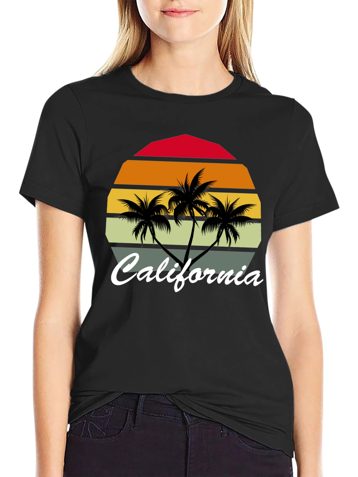 California Palm Tree Graphic Tee