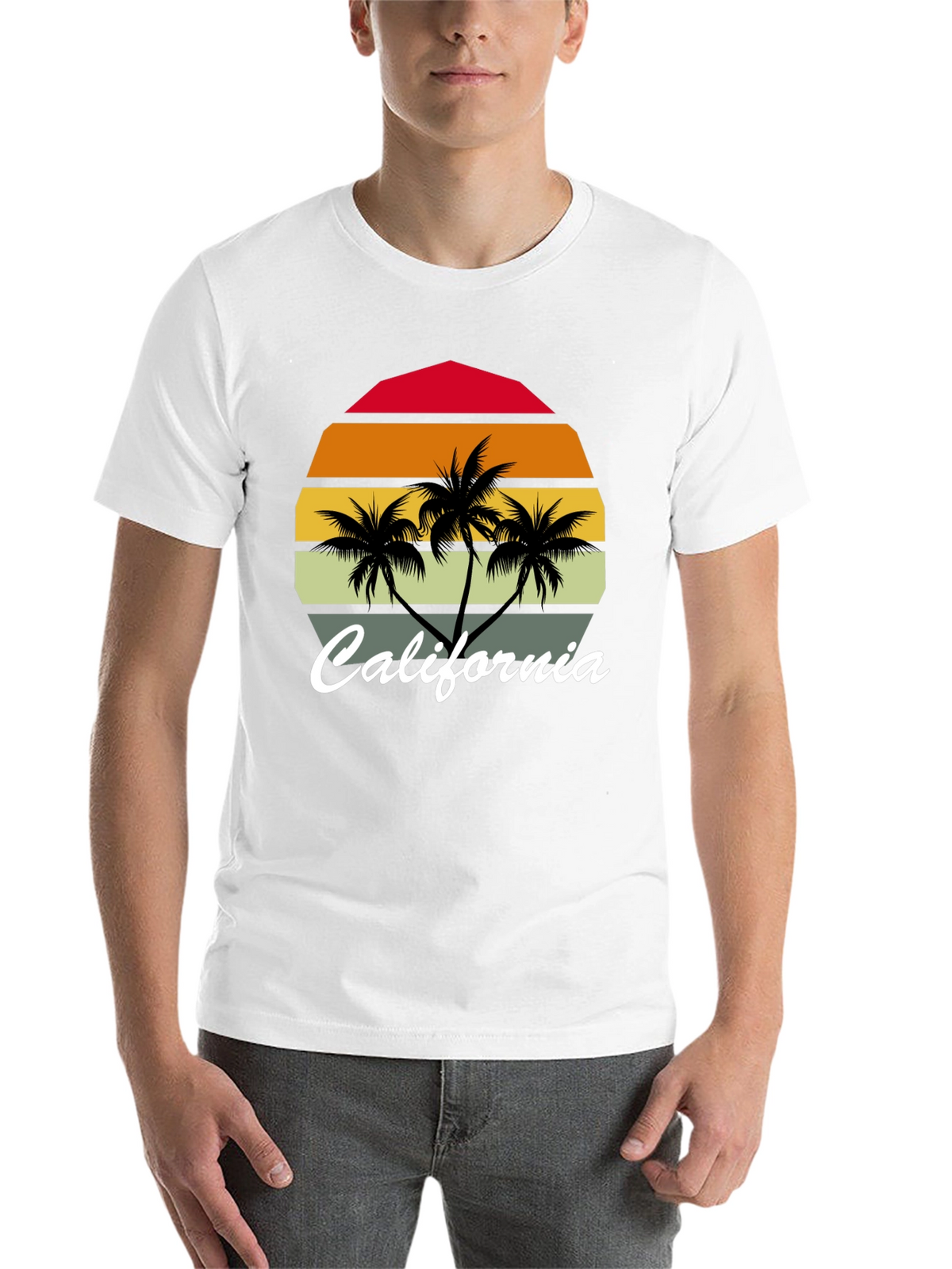 California Palm Tree Graphic Tee