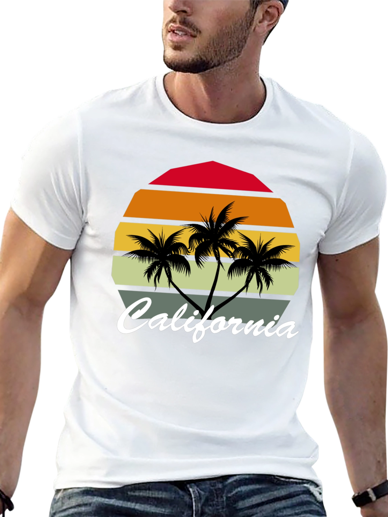 California Palm Tree Graphic Tee