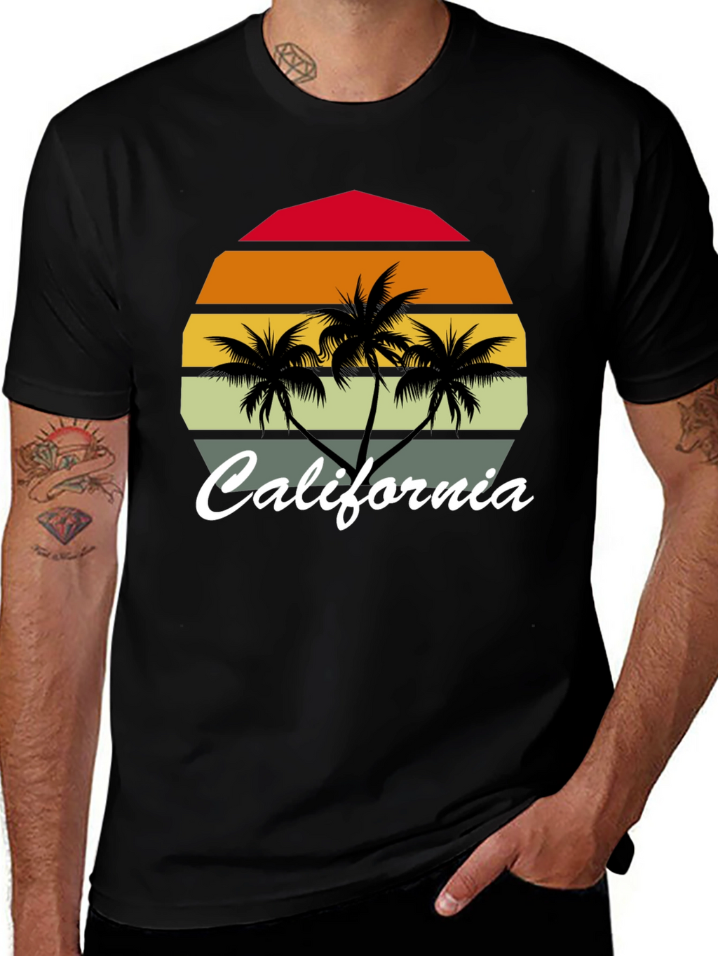 California Palm Tree Graphic Tee