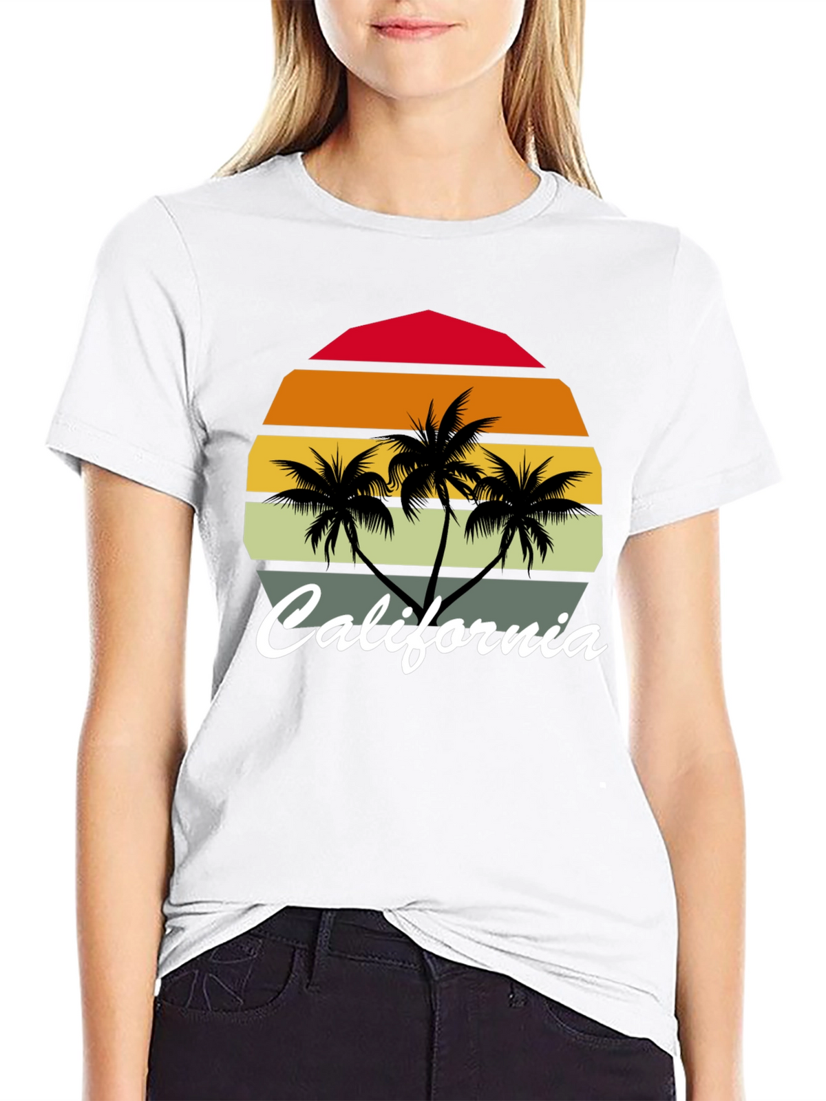 California Palm Tree Graphic Tee