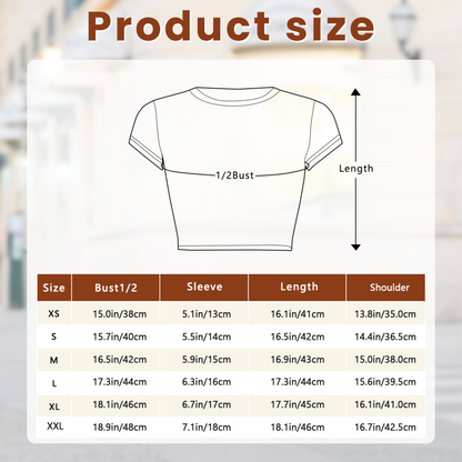 Retro Text Graphic Black Cropped T?Shirt