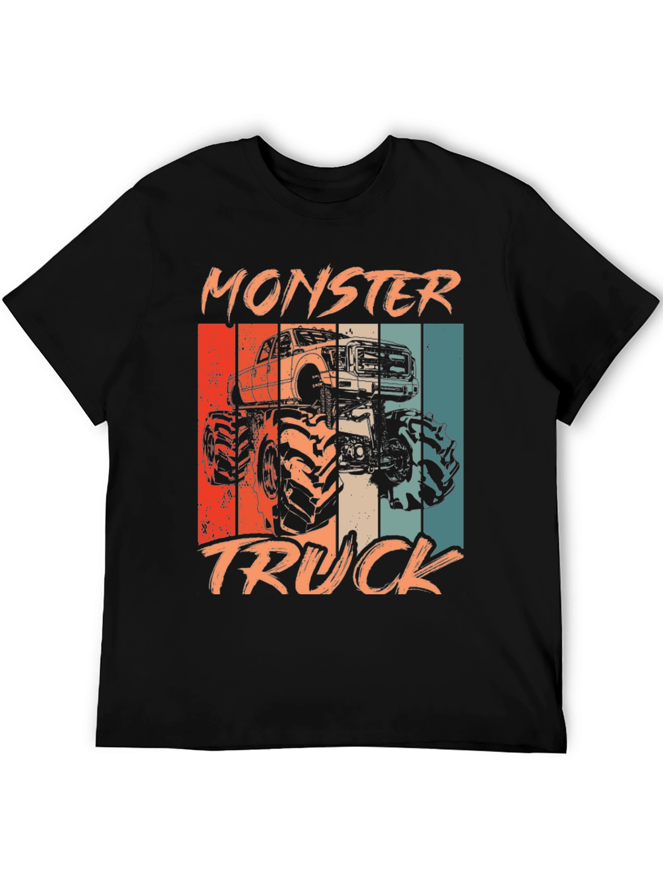 Monster Truck Graphic Tee - Vintage Style