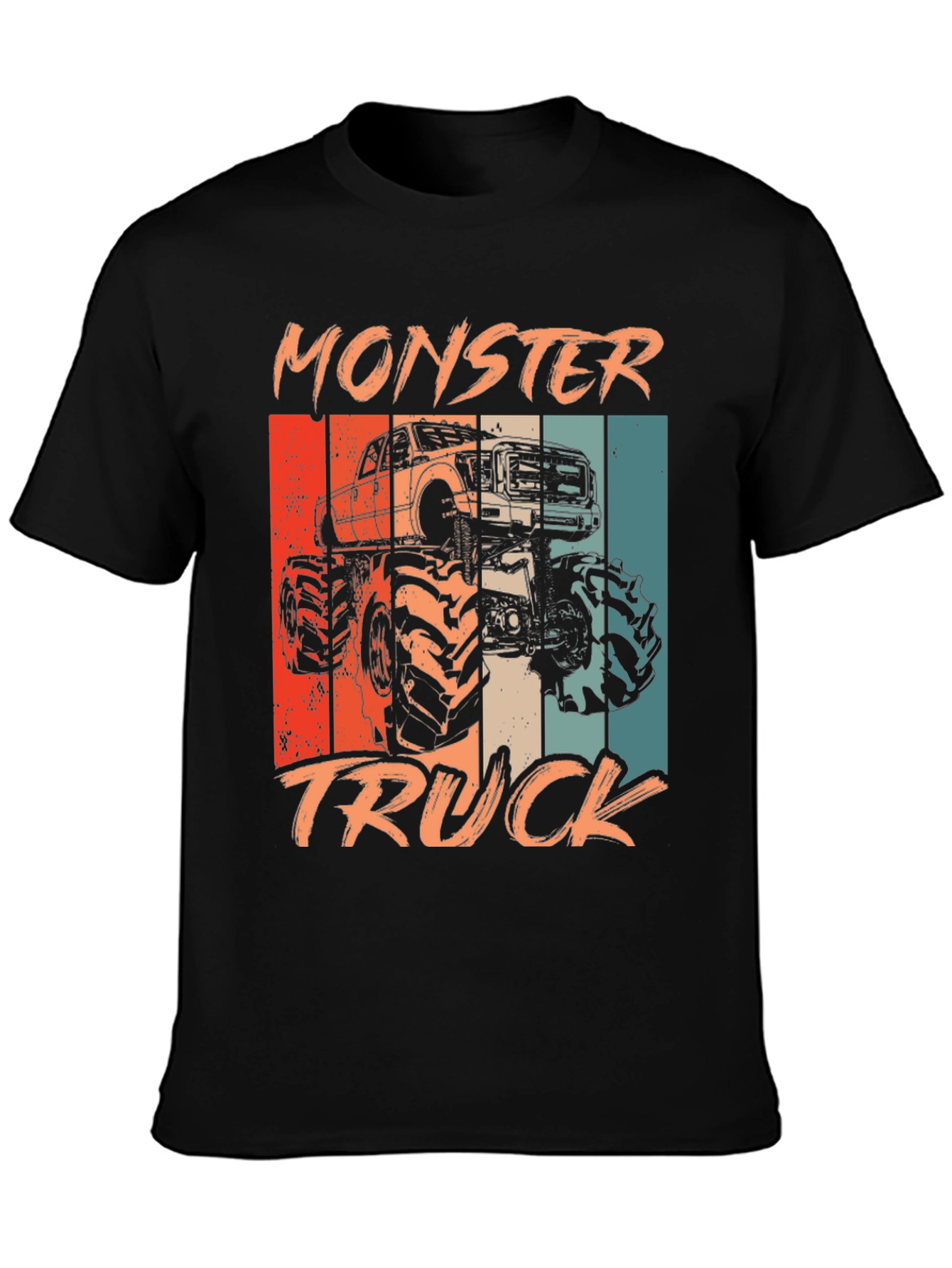 Monster Truck Graphic Tee - Vintage Style