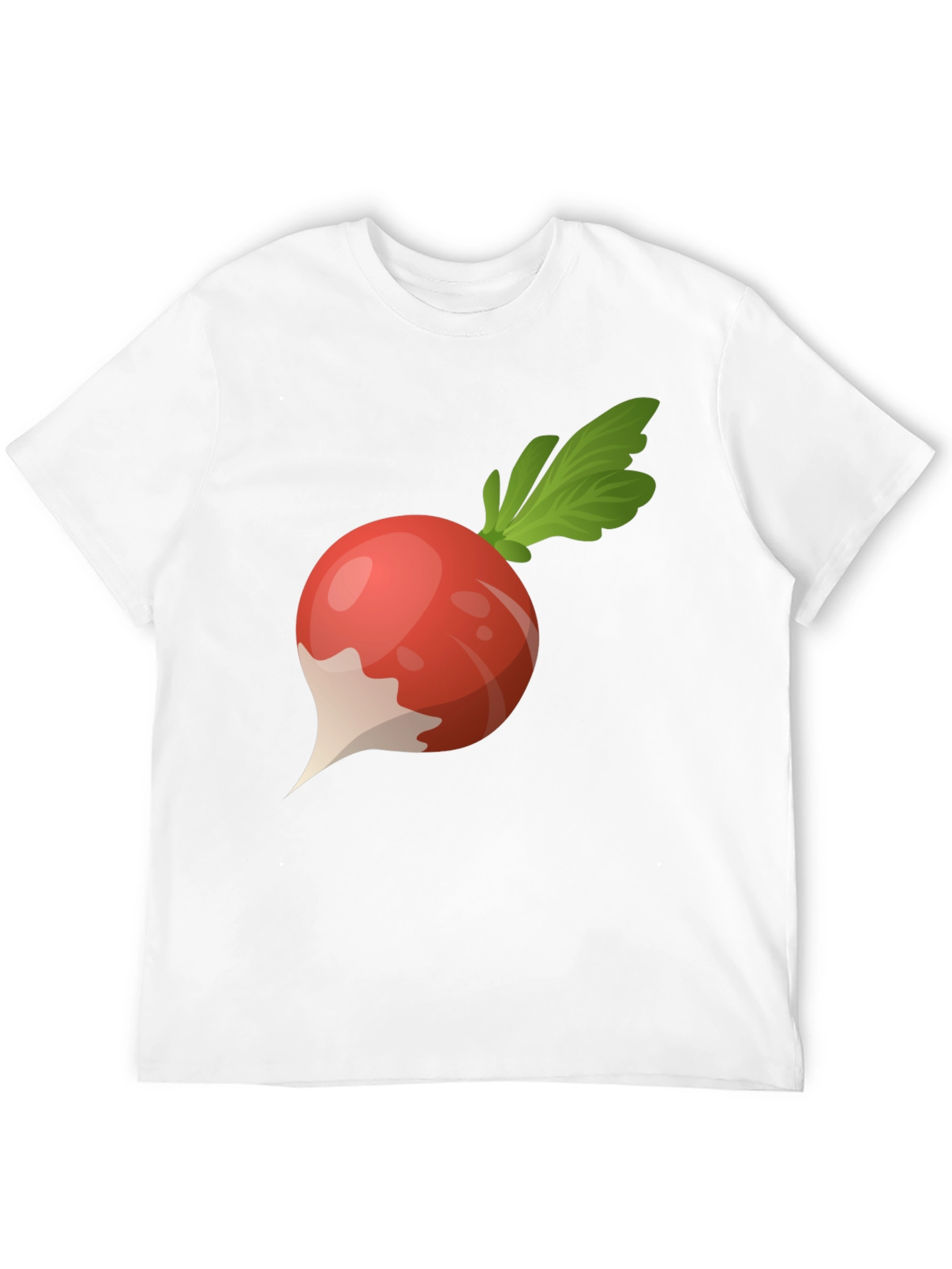 Radish Graphic Tee - Black Cotton T-Shirt