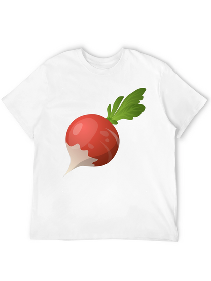 Radish Graphic Tee - Black Cotton T-Shirt