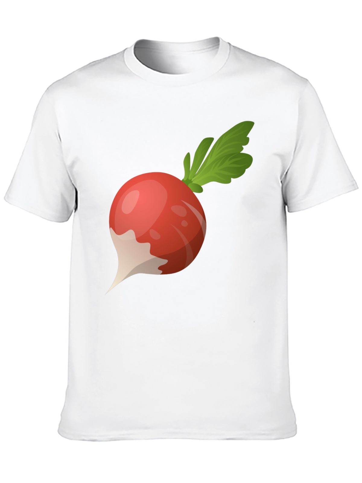 Radish Graphic Tee - Black Cotton T-Shirt