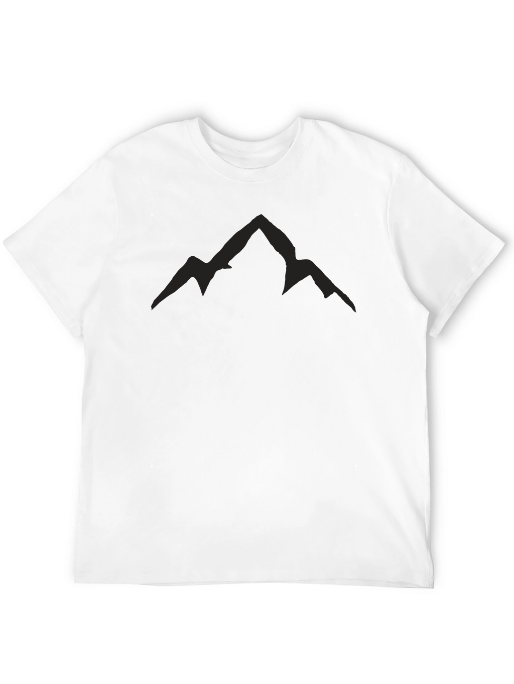 Mens Black Mountain Peak Graphic Tee