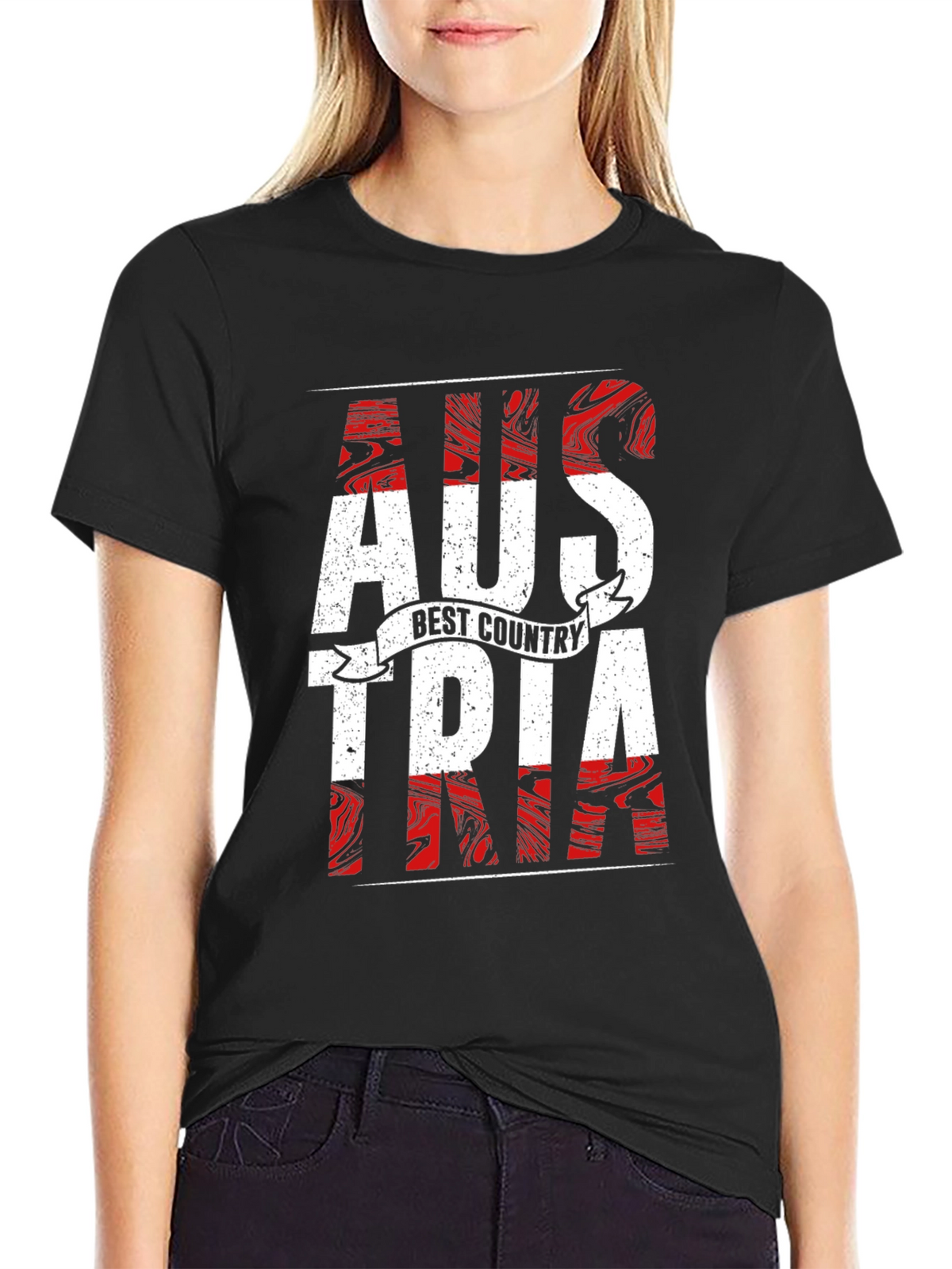 Austria Flag Pride Graphic T-Shirt