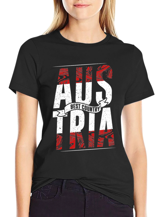 Austria Flag Pride Graphic T-Shirt