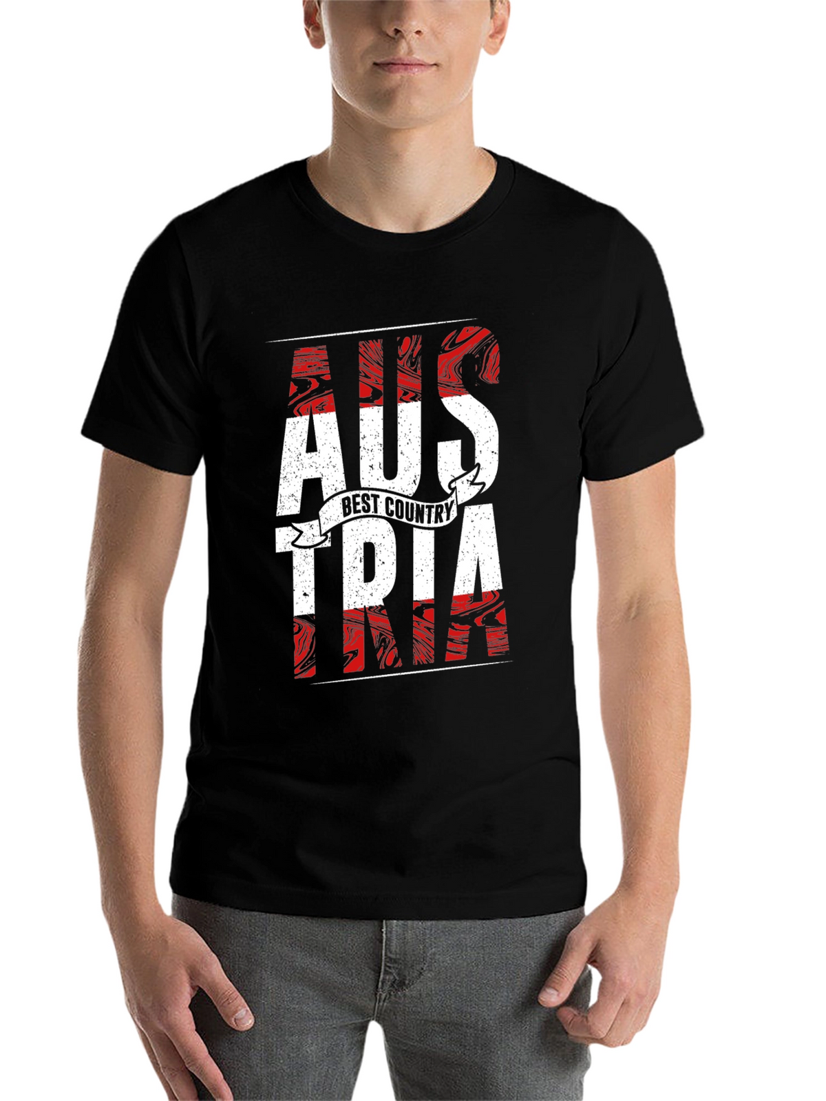 Austria Flag Pride Graphic T-Shirt