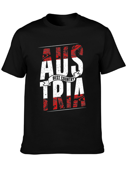 Austria Flag Pride Graphic T-Shirt